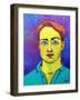 Man in Phtalo, March 2021 (Oil Painting)-Maylee Christie-Framed Giclee Print