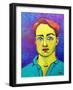 Man in Phtalo, March 2021 (Oil Painting)-Maylee Christie-Framed Giclee Print