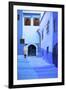 Man in Robe, Chefchaouen, Morocco, North Africa-Neil Farrin-Framed Premium Photographic Print