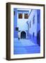 Man in Robe, Chefchaouen, Morocco, North Africa-Neil Farrin-Framed Photographic Print