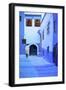 Man in Robe, Chefchaouen, Morocco, North Africa-Neil Farrin-Framed Photographic Print