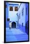 Man in Robe, Chefchaouen, Morocco, North Africa-Neil Farrin-Framed Photographic Print