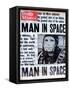 Man in Space-null-Framed Stretched Canvas