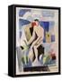 Man in the Country, study for Paludes-Roger La Fresnaye-Framed Stretched Canvas