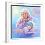 Man in the Moon and Sleeping Twinkle Star-Judy Mastrangelo-Framed Giclee Print