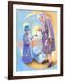 Man in the Moon Lighting Candle-Judy Mastrangelo-Framed Giclee Print