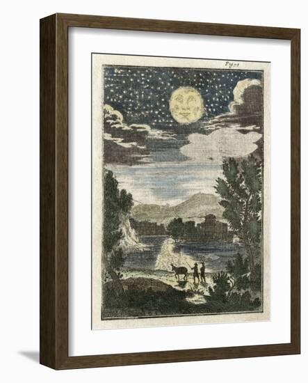 Man in the Moon-Alain Manesson Mallet-Framed Art Print