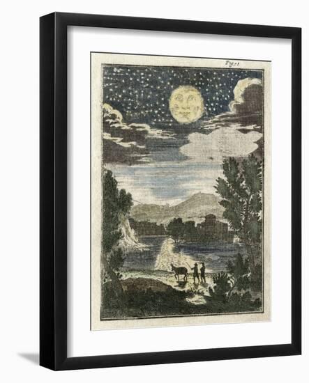 Man in the Moon-Alain Manesson Mallet-Framed Art Print