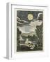 Man in the Moon-Alain Manesson Mallet-Framed Art Print