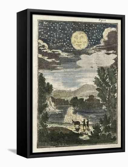 Man in the Moon-Alain Manesson Mallet-Framed Stretched Canvas