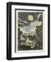 Man in the Moon-Alain Manesson Mallet-Framed Art Print