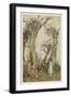 Man in the Wilderness-Arthur Rackham-Framed Art Print