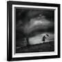 Man In The Wind-Radovan Skohel-Framed Giclee Print