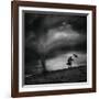 Man In The Wind-Radovan Skohel-Framed Giclee Print