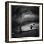 Man in the Wind-Radovan Skohel-Framed Photographic Print