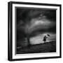 Man in the Wind-Radovan Skohel-Framed Photographic Print