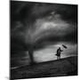 Man in the Wind-Radovan Skohel-Mounted Photographic Print