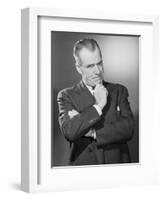 Man in Thoughtful Pose-Philip Gendreau-Framed Photographic Print