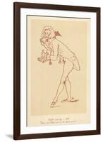 Man in Tight Stays 1788-John Ashton-Framed Art Print