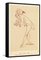 Man in Tight Stays 1788-John Ashton-Framed Stretched Canvas