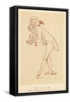 Man in Tight Stays 1788-John Ashton-Framed Stretched Canvas