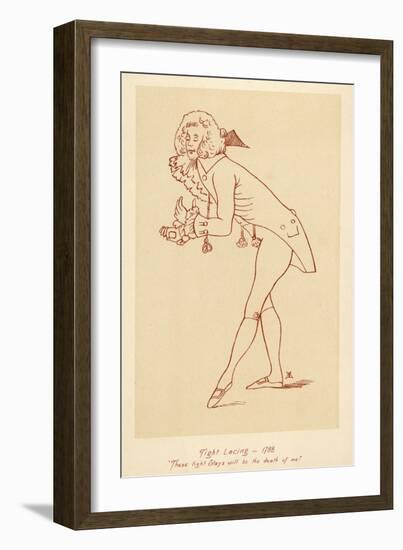 Man in Tight Stays 1788-John Ashton-Framed Art Print