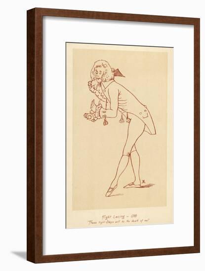 Man in Tight Stays 1788-John Ashton-Framed Art Print