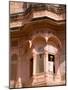 Man in Window of Fort Palace, Jodhpur at Fort Mehrangarh, Rajasthan, India-Bill Bachmann-Mounted Photographic Print