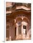 Man in Window of Fort Palace, Jodhpur at Fort Mehrangarh, Rajasthan, India-Bill Bachmann-Framed Photographic Print