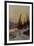 Man in winter landscape-Erik Theodor Werenskiold-Framed Giclee Print