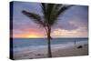 Man Jogging at Sunrise, Bavaro, Higuey, Punta Cana, Dominican Republic-Lisa S. Engelbrecht-Stretched Canvas