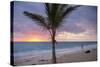 Man Jogging at Sunrise, Bavaro, Higuey, Punta Cana, Dominican Republic-Lisa S. Engelbrecht-Stretched Canvas