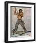 "Man-Killer", January 27,1940-Norman Rockwell-Framed Giclee Print