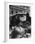 Man Kissing Woman's Hand at the Cafe de La Place de L'Opera-Loomis Dean-Framed Photographic Print