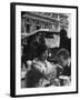 Man Kissing Woman's Hand at the Cafe de La Place de L'Opera-Loomis Dean-Framed Photographic Print