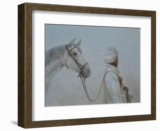 Man Leading Horse-Lincoln Seligman-Framed Giclee Print