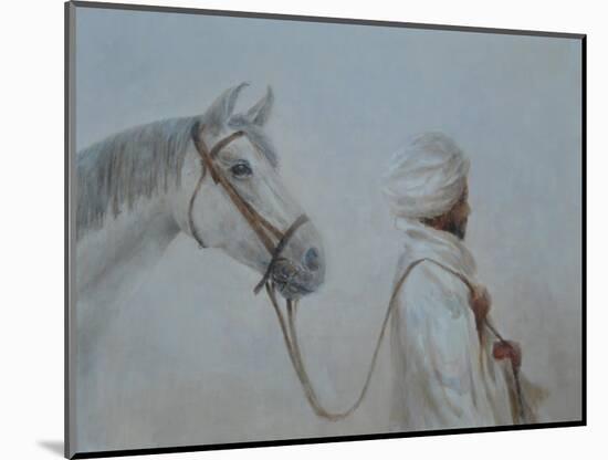 Man Leading Horse-Lincoln Seligman-Mounted Giclee Print