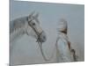 Man Leading Horse-Lincoln Seligman-Mounted Giclee Print