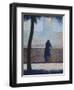 Man Leaning on a Parapet-Georges Seurat-Framed Premium Giclee Print