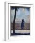 Man Leaning on a Parapet-Georges Seurat-Framed Premium Giclee Print
