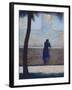 Man Leaning on a Parapet-Georges Seurat-Framed Giclee Print