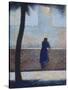 Man Leaning on a Parapet-Georges Seurat-Stretched Canvas