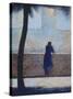 Man Leaning on a Parapet-Georges Seurat-Stretched Canvas