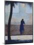 Man Leaning on a Parapet-Georges Seurat-Mounted Giclee Print