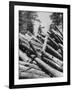 Man Lifting Logs Out of a Lumber Pile-J^ R^ Eyerman-Framed Photographic Print