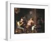 Man Lighting His Pipe-Abraham Teniers-Framed Giclee Print