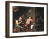 Man Lighting His Pipe-Abraham Teniers-Framed Giclee Print