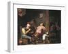 Man Lighting His Pipe-Abraham Teniers-Framed Giclee Print