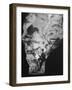 Man Looking at Prehistoric Cave Painting-Ralph Morse-Framed Photographic Print