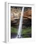 Man Looks Up at Sipi Falls, Uganda, East Africa, Africa-Andrew Mcconnell-Framed Photographic Print